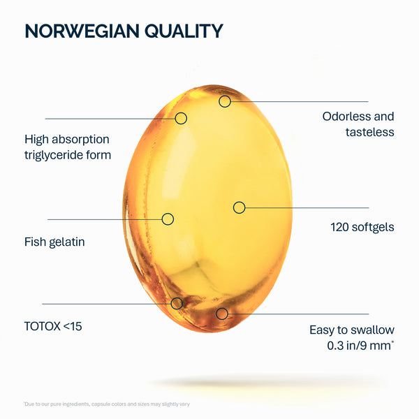 Omega 3-6-9 Lachsöl mit Fischgelatine – 120 Kapseln