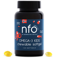Omega-3 dětské žvýkací mini kapsle s vitamínem D