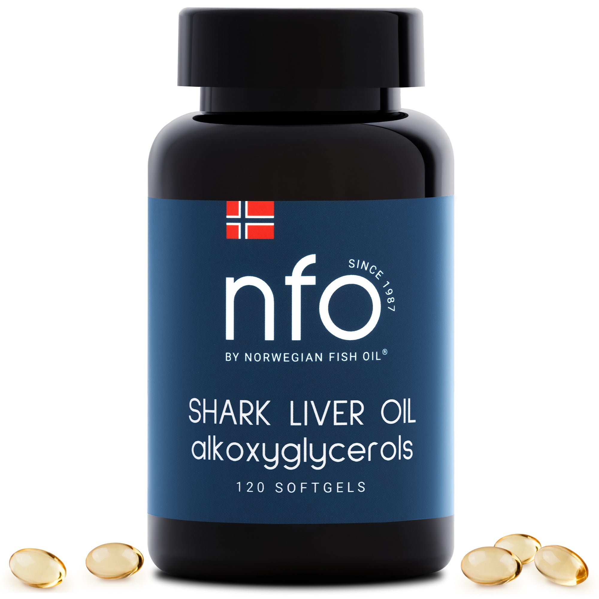 Omega-3 olej ze žraločích jater - 120 mini měkkých gelů