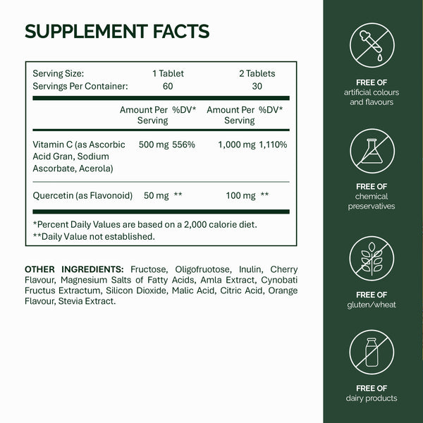 Vitamin C with Quercetin